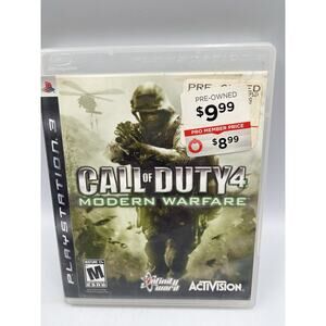 Call of Duty 4: Modern Warfare PS3 Game (2007) - Complete, Good Condition